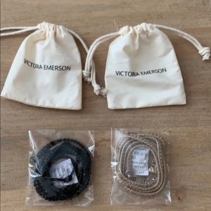 2 New Victoria Emerson wrap bracelets